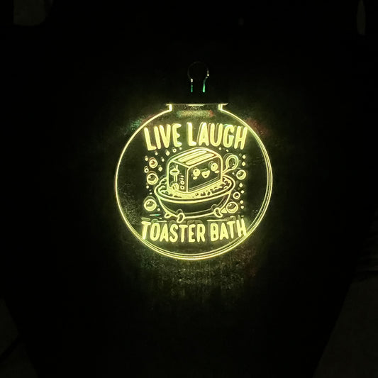 Live, Laugh, Toaster Bath