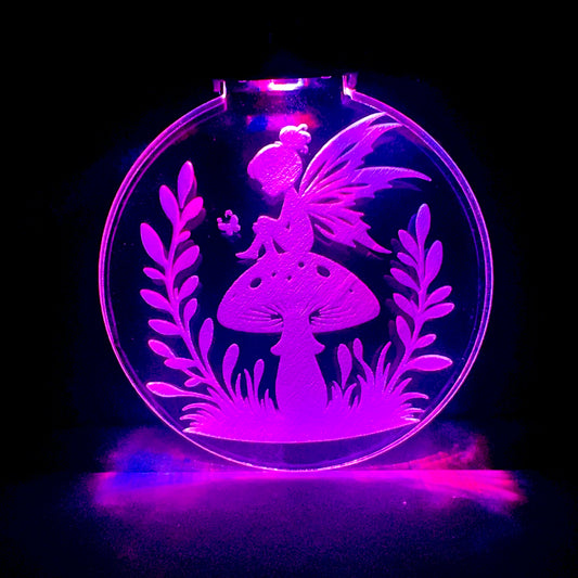 Tinkerbell Mushroom Pendant